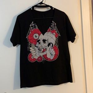 Black Metallica band shirt